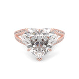 Evelora Ring Moissanite Engagement Ring (Rose Gold)