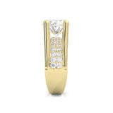 Lumira Moissanite Engagement Ring (Yellow Gold)