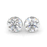 The Pure Seal Moissanite Earrings