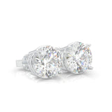 The Pure Seal Moissanite Earrings