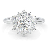 The Starburst Stream Solitaire Engagement Ring