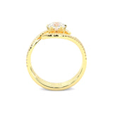 Ludovic Étreinte Wedding Set (14k Solid Yellow Gold)