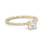 The Crystals Moissanite Wedding Set ( Yellow Gold )