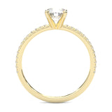 The Crystals Moissanite Wedding Set ( Yellow Gold )