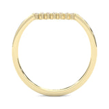 The Simple Love Moissanite Wedding Band ( Yellow Gold )