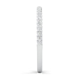 Wedding set lab diamond 7ct main stone 18k white gold