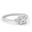 The Luminous Moissanite Engagement Ring