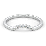 The Simple Love Moissanite Wedding Band