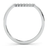 The Simple Love Moissanite Wedding Band