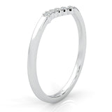 The Simple Love Moissanite Wedding Band