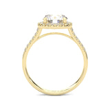 L'Amulette d'Étincelle Yellow Moissanite Engagement Ring ( Yellow Gold )