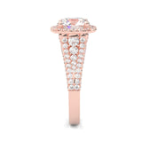 Aurelia Moissanite Ring (Rose Gold)