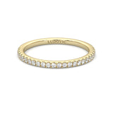 The Fair Twist Moissanite Wedding Set ( Yellow Gold )