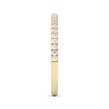 The Fair Twist Moissanite Wedding Set ( Yellow Gold )