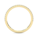 The Fair Twist Moissanite Wedding Set ( Yellow Gold )