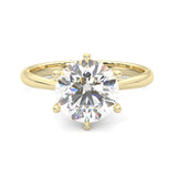 Ludovic Moissanite Ring™ Yellow Gold