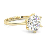 Ludovic Moissanite Ring™ Yellow Gold