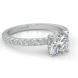 The Brilliant Teardrop Ring Moissanite Engagement Ring