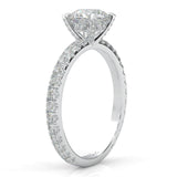 The Brilliant Teardrop Ring Moissanite Engagement Ring