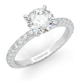 The Brilliant Teardrop Ring Moissanite Engagement Ring