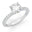 The Brilliant Teardrop Ring Moissanite Engagement Ring