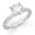The Impossible Star Moissanite Engagement Ring