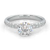 The Precious Vow Pin Moissanite Engagement Ring (5ct) (14k Solid Gold)