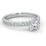 The Precious Vow Pin Moissanite Engagement Ring (5ct) (14k Solid Gold)