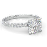 The Darling Bond Moissanite Engagement Ring (14k Solid Gold)