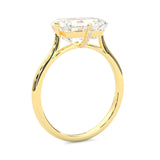 The Elara Moissanite Engagement Ring  ( Yellow Gold 14k )