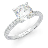 The Darling Bond Moissanite Engagement Ring (14k Solid Gold)