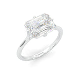 The Elara Moissanite Engagement Ring (14k Solid Gold)