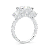 Supernova III - Ludovic Moissanite Ring (10-Carat Main Stone) (14k Solid Gold)