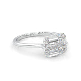 The Elara Moissanite Engagement Ring (14k Solid Gold)