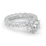 Supernova II - Ludovic Moissanite Ring (3-Carat Main Stone)