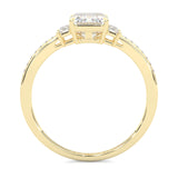 The Frozen Dream Moissanite Engagement Ring ( Yellow Gold )