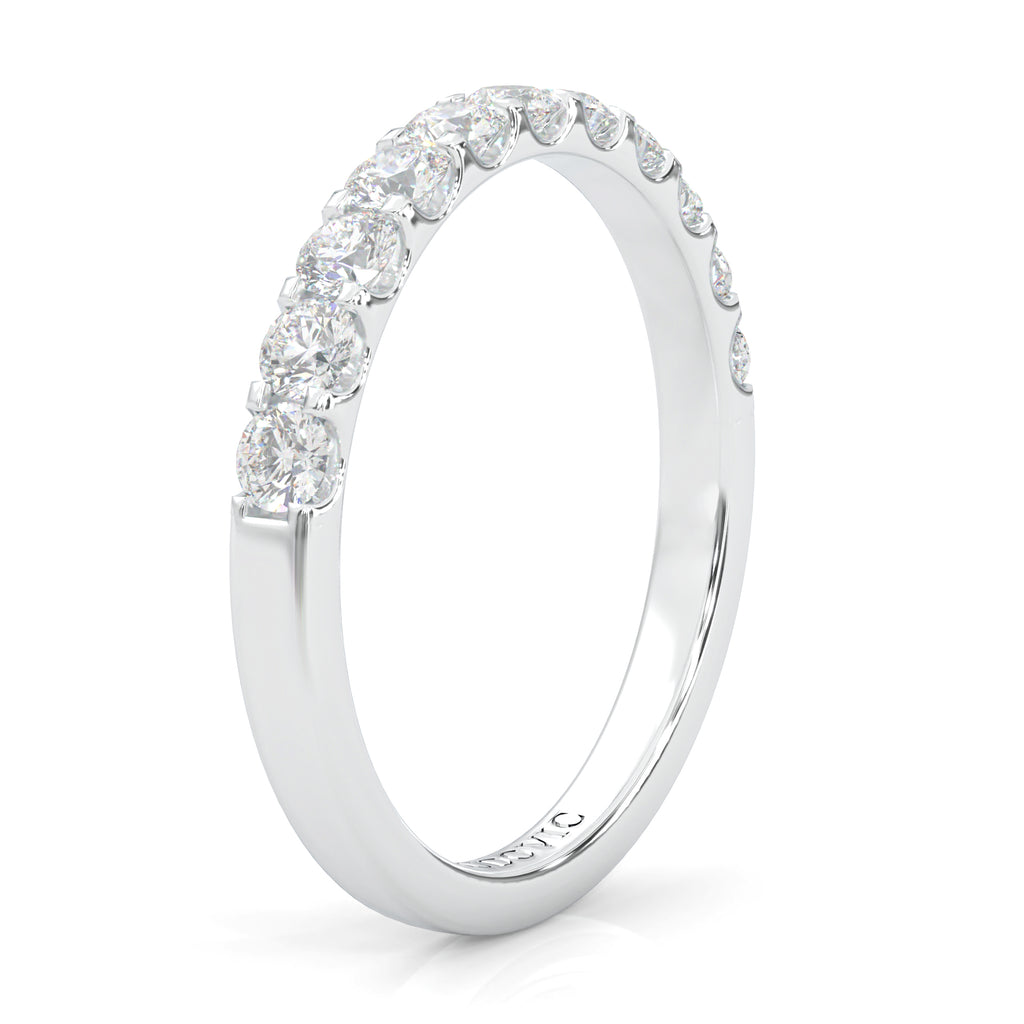 Classic Three-Stone Wedding Set