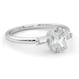 l'Ornament de Paix Moissanite Engagement Ring (14k Solid Gold)