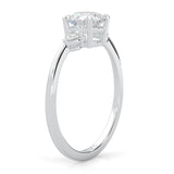 la Tiare Magnifique Moissanite Engagement Ring (14k Solid Gold)