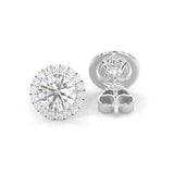 Ludovic Halo Stud Earrings