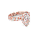 The Fair Twist Moissanite Wedding Set (Rose Gold )