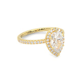 The Fair Twist Moissanite Wedding Set ( Yellow Gold )