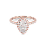 The Fair Twist Moissanite Wedding Set (Rose Gold )