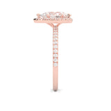 The Fair Twist Moissanite Wedding Set (Rose Gold )