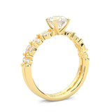 Ludovic Art Style Wedding Set ( Yellow Gold )