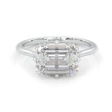 The Elara Moissanite Engagement Ring (14k Solid Gold)