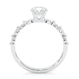 Ludovic Art Style Engagement Ring (14k Solid Gold)
