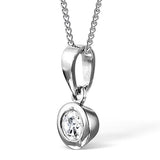 The Sweet Balance Moissanite Necklace (14k Solid Gold)