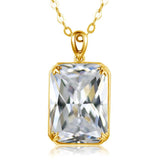 The Arctic Vow Moissanite pendant