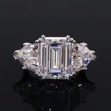 20-Carat Moissanite Ring (White Gold 14k)